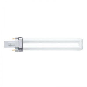 Лампа Osram DULUX S 28795 G23 11 ват. мощность излучения 2.6W 350-435nm полимеризация, инсектицидная 4052899037885